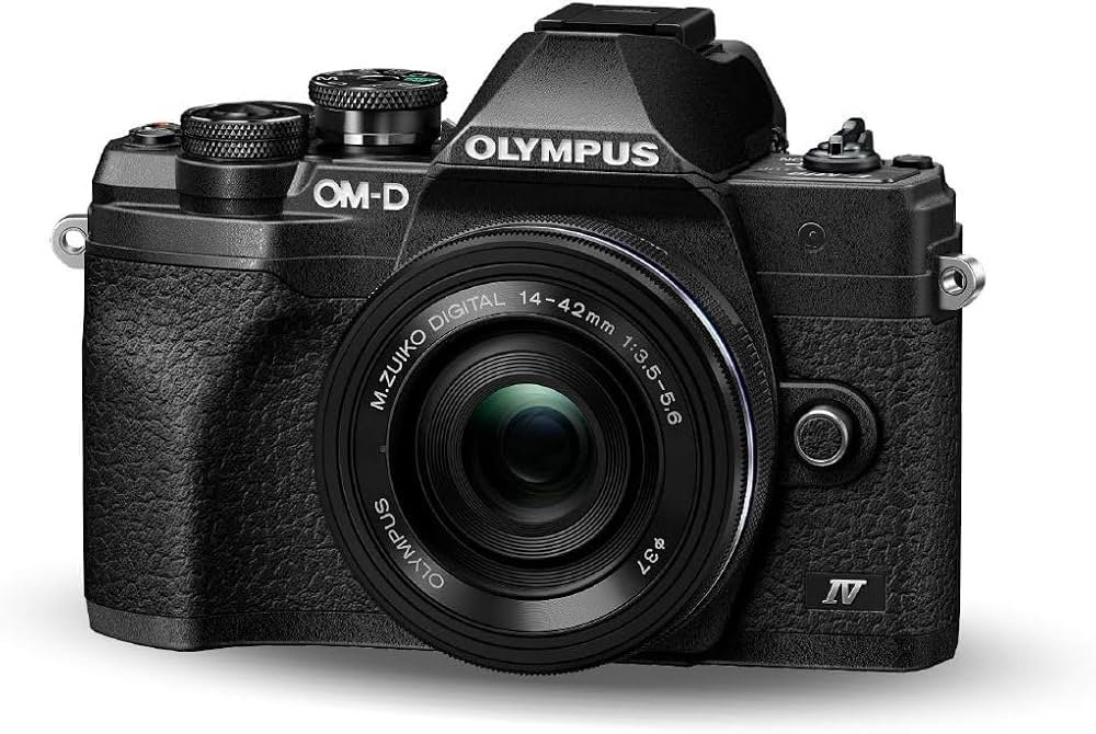 Kit d'appareil viseur electronic Photo Micro Four Thirds Olympus  Om-D E-M10 Mark IV Video 4K Wi-Fi  Capteur 20 Mp Objectif ed 14-42 mm f3.5-5.6 EZ
